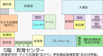 5階案内図(教育センター)